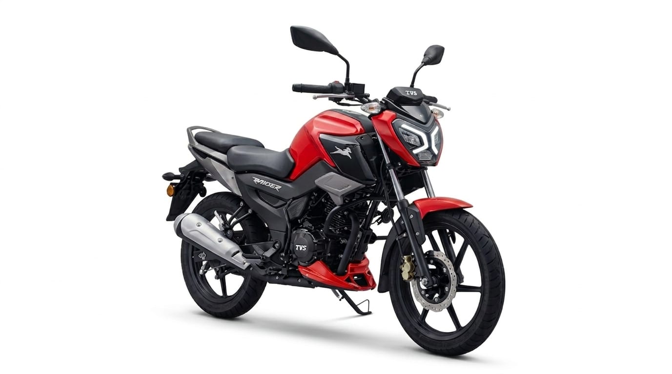 MOTO TVS RAIDER ROJA (2026)